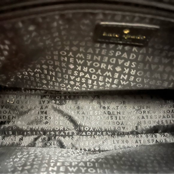 Kate Spade Black Leather tote - Picture 4 of 8